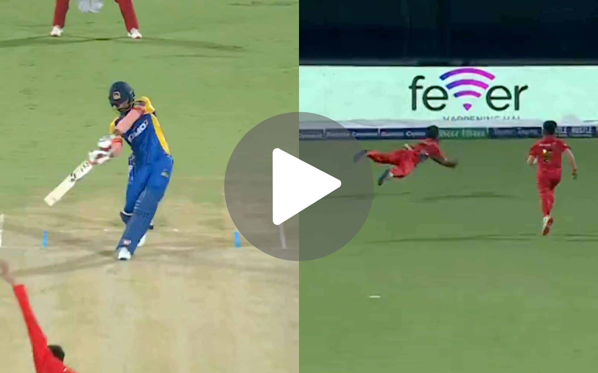 [Watch] Kunwar Bidhuri Takes A Spectacular Catch To Set The DPL 2024 Off To A Flying Start